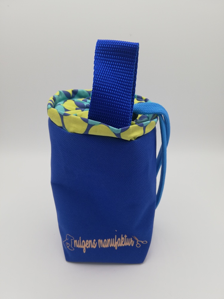 Futterbeutel "Snacktasche" blau/gelb – Bild 2