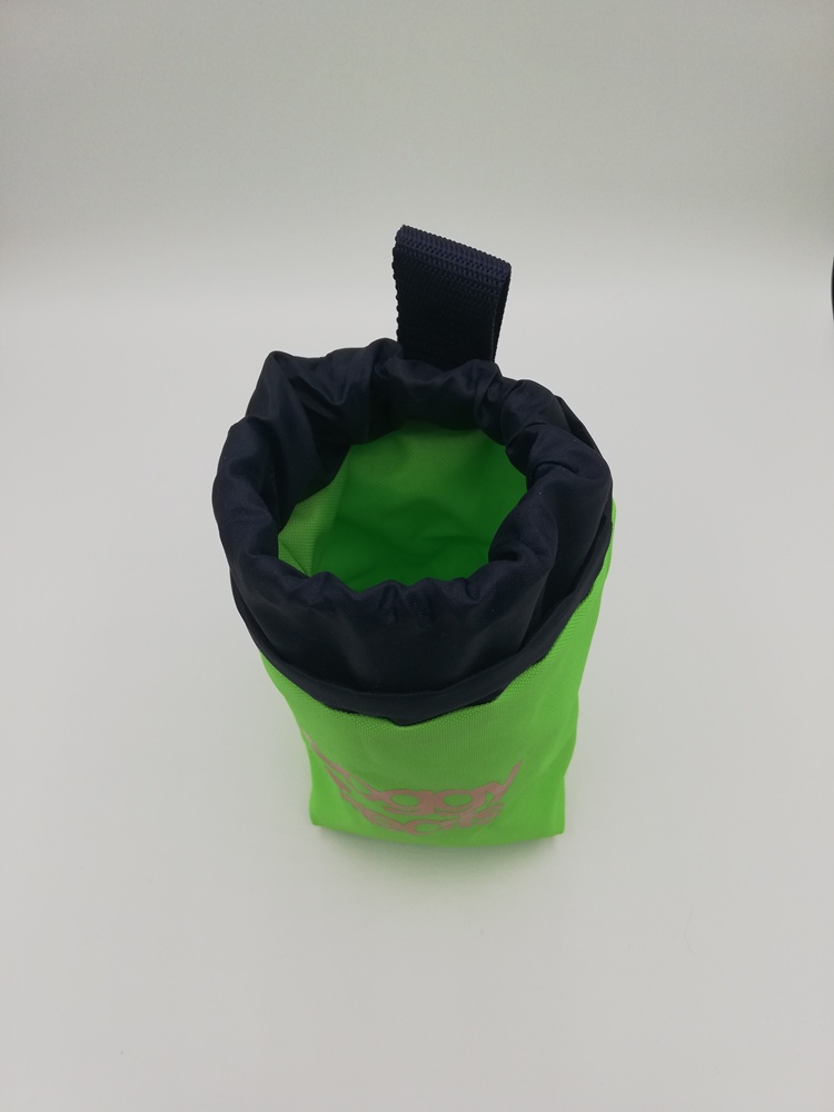 Futterbeutel "Doggy Treats" neongrün/blau – Bild 2