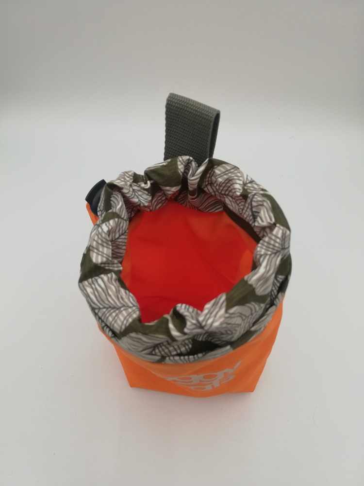 Futterbeutel "Doggy Treats" orange/olive – Bild 2
