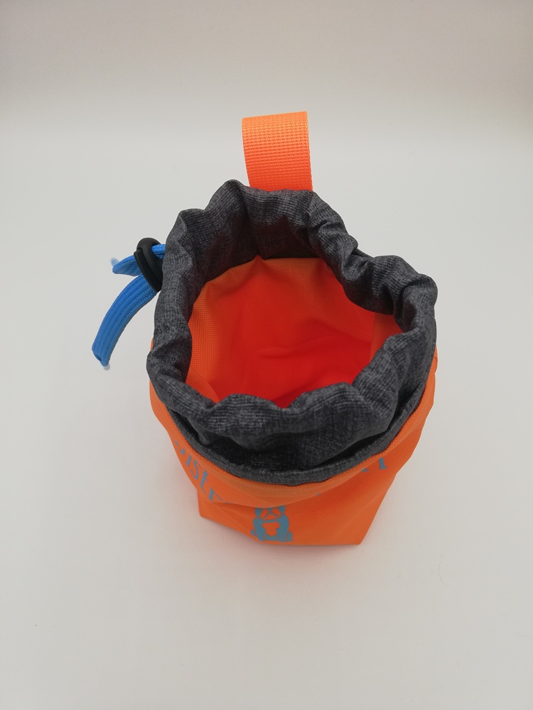Futterbeutel "Bulldog" orange/grau/blau – Bild 2