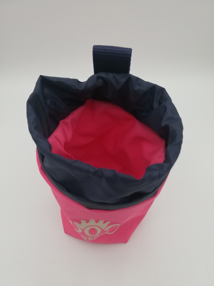 Futterbeutel "Dog Treats" Pink/blau – Bild 2