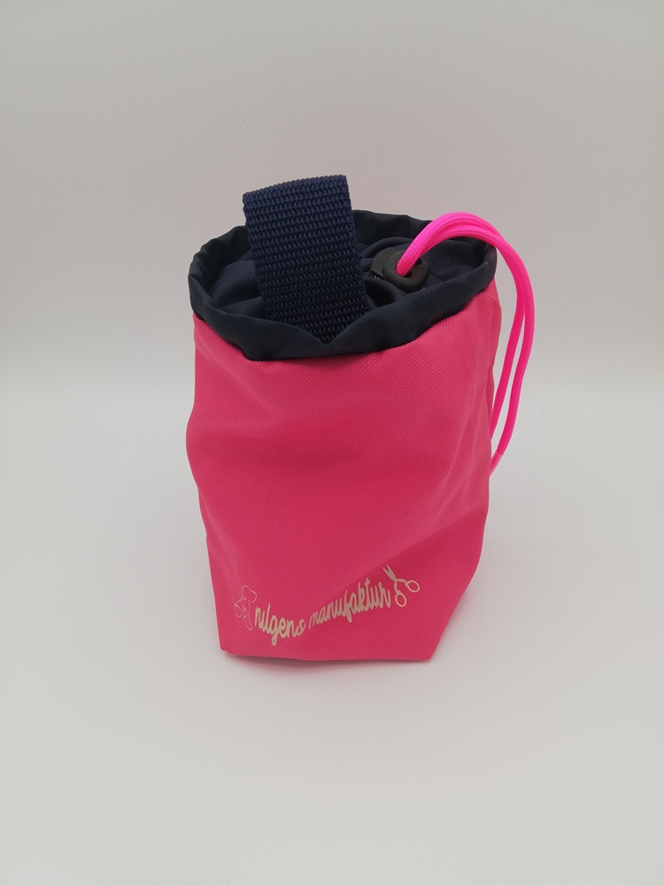 Futterbeutel "Dog Treats" Pink/blau – Bild 3