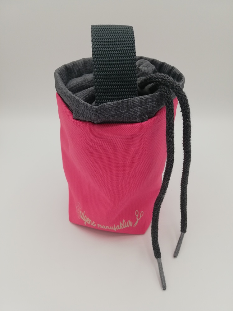 Futterbeutel "Insert Treat Here" pink/grau – Bild 3