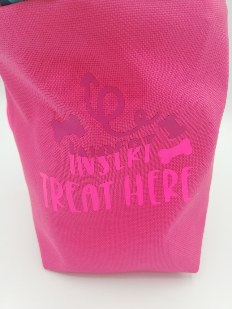 Futterbeutel "Insert Treats Here" Pink/bunt – Bild 2