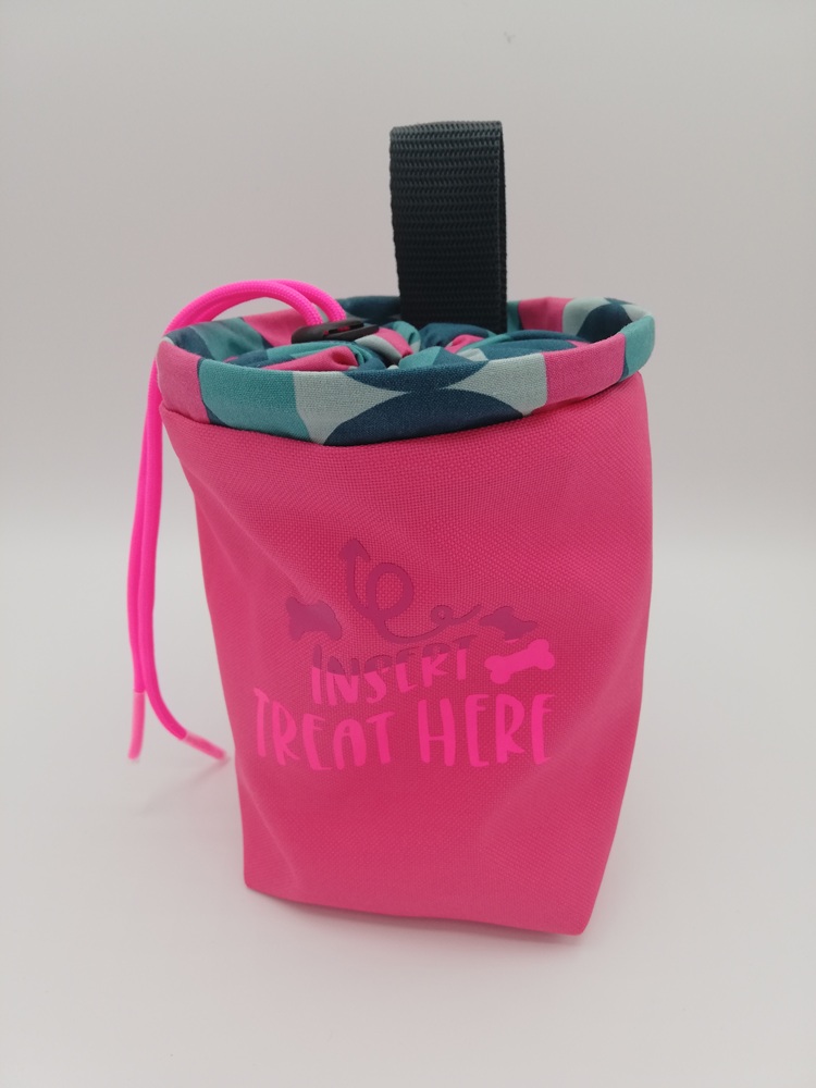 Futterbeutel "Insert Treats Here" Pink/bunt