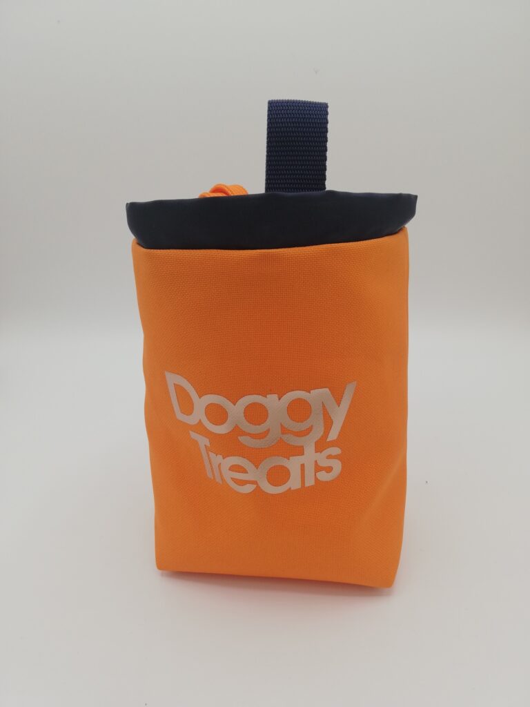 Futterbeutel "Doggy Treats" orange