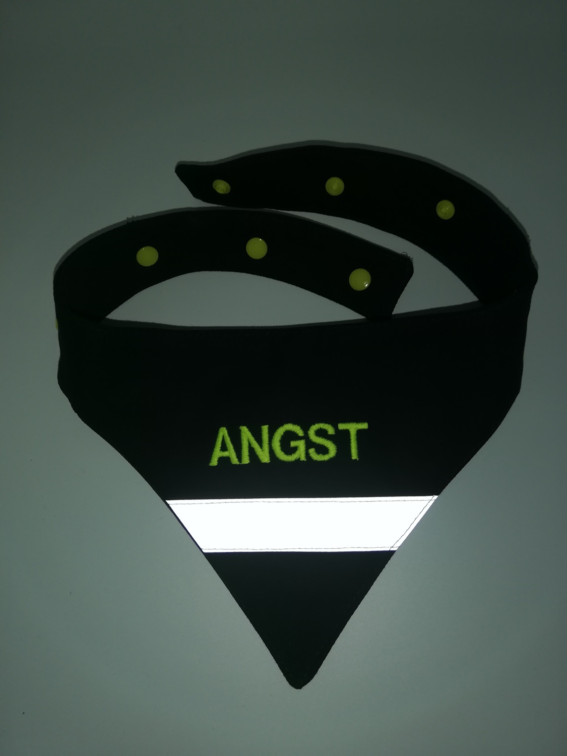 Hundehalstuch " Angst" Gr. L – Bild 2