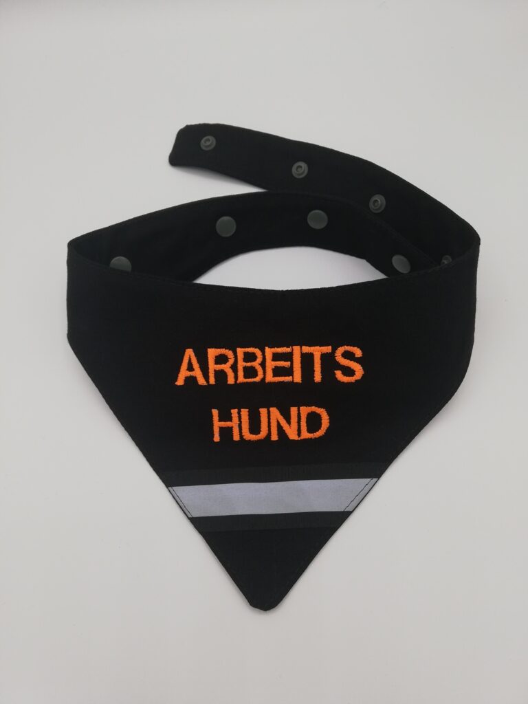 Hundehalstuch " Arbeitshund" Gr. L
