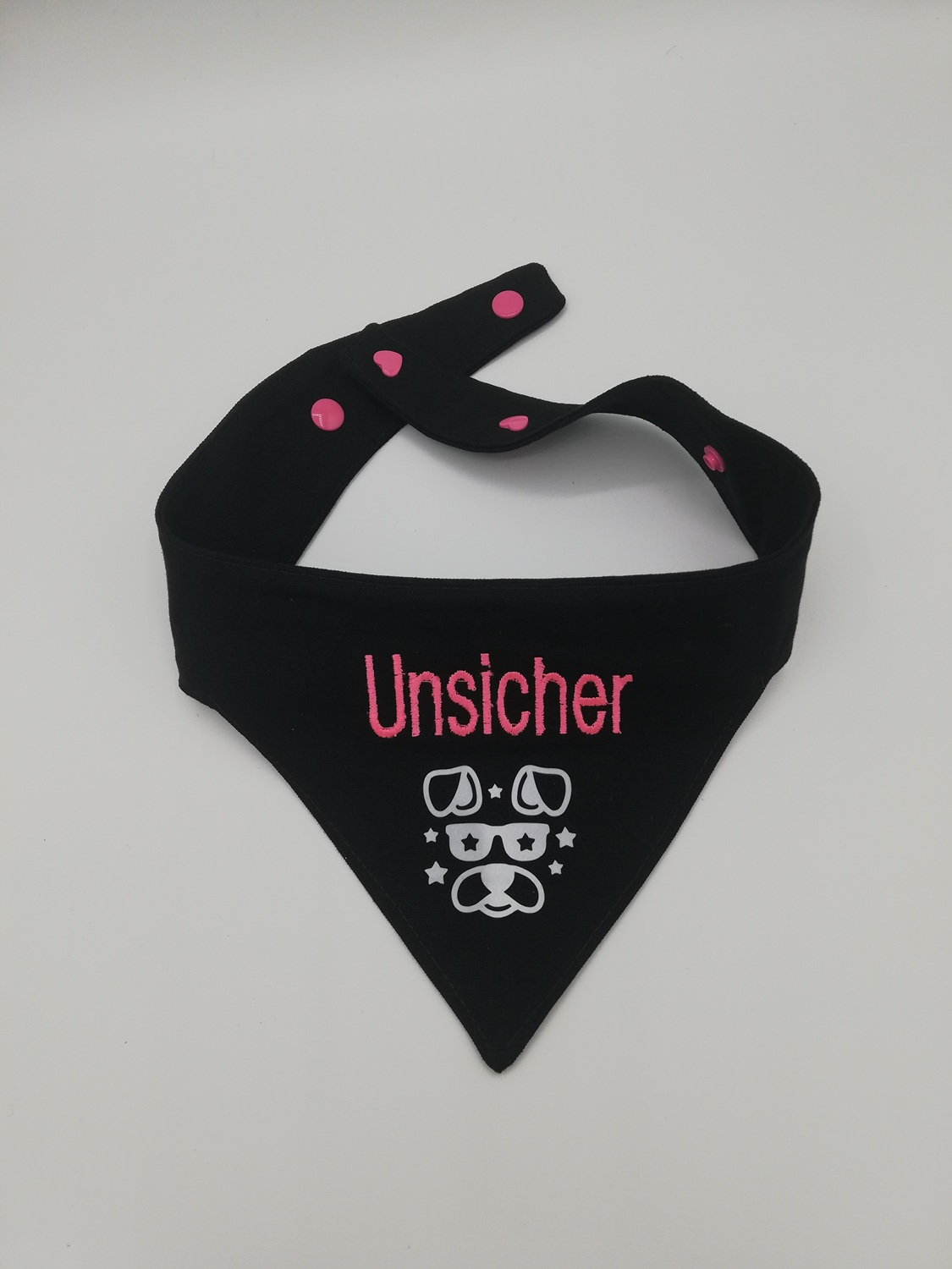 Hundehalstuch " Unsicher" Gr. M