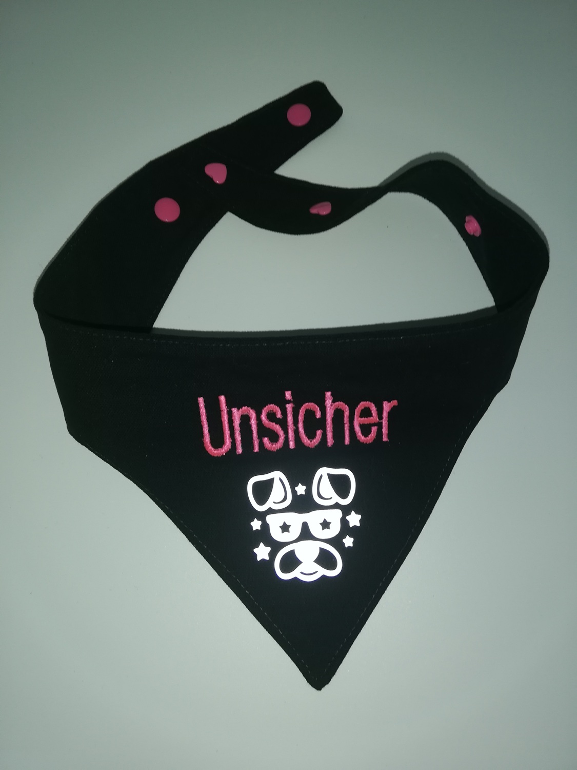 Hundehalstuch " Unsicher" Gr. M – Bild 2