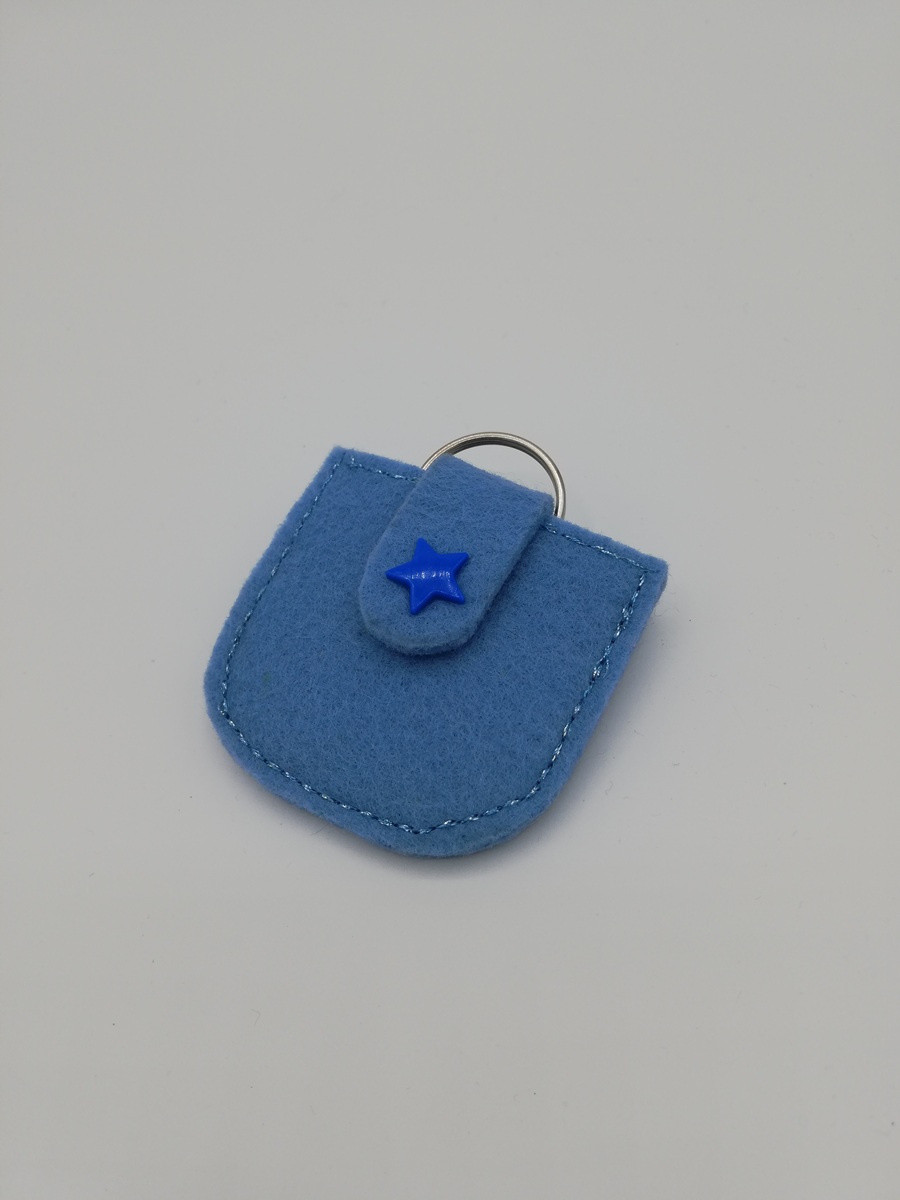 Antiklimpertäschchen "Pfote" blau – Bild 2