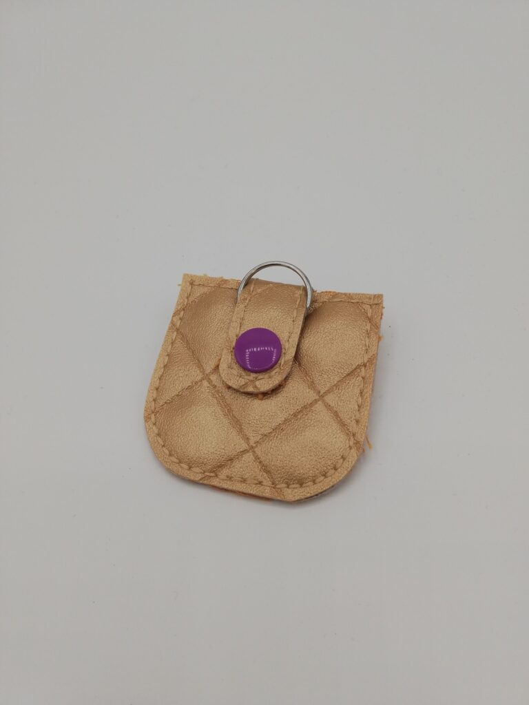 Antiklimpertäschchen "Anker" gold