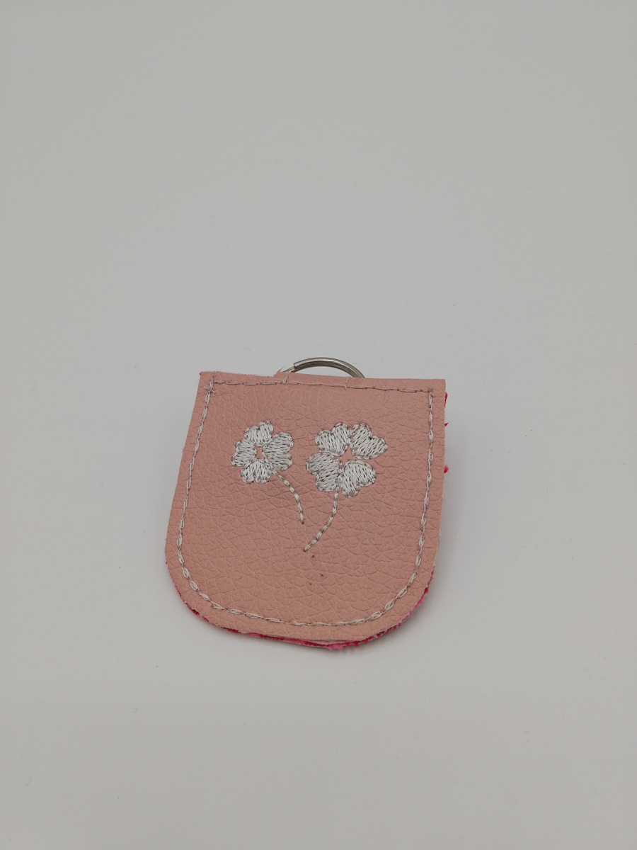 Antiklimpertäschchen "Blume" rosa – Bild 2
