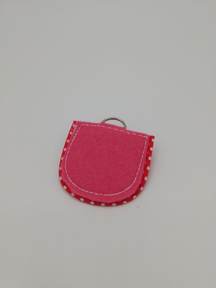 Antiklimpertäschchen "Punkte" rosa – Bild 2