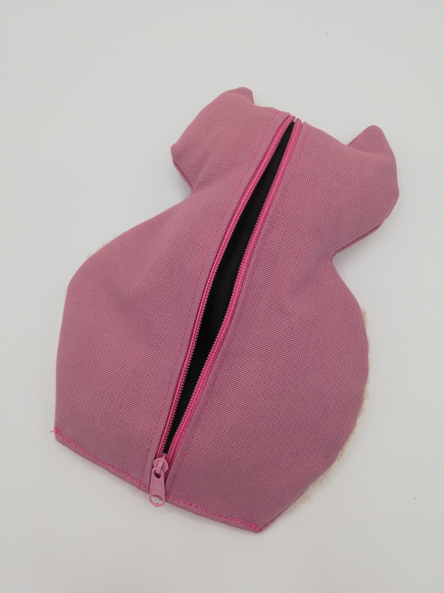Futterbeutel "Eule" rosa – Bild 3