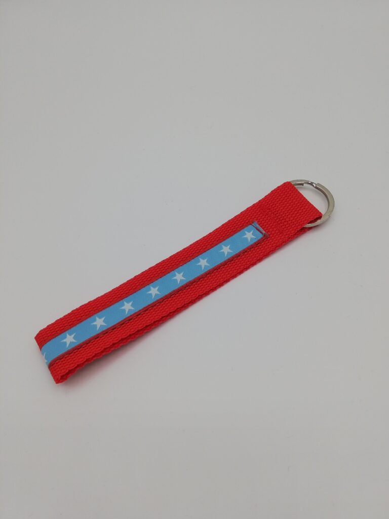 Schlüsselanhänger "Stern" rot